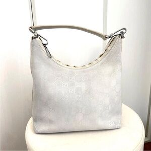 Gucci Ivory Hobo Bag
